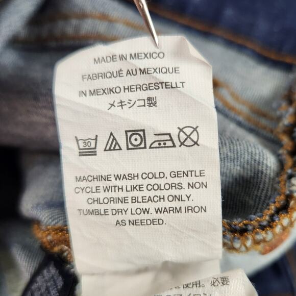 J. Crew Jeans Womens Size 26 9" High Rise Toothpick Unfinished Hem Distressed - Picture 10 of 16